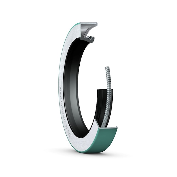 NBR, single lip, Wave oil seal, Bore-Tite